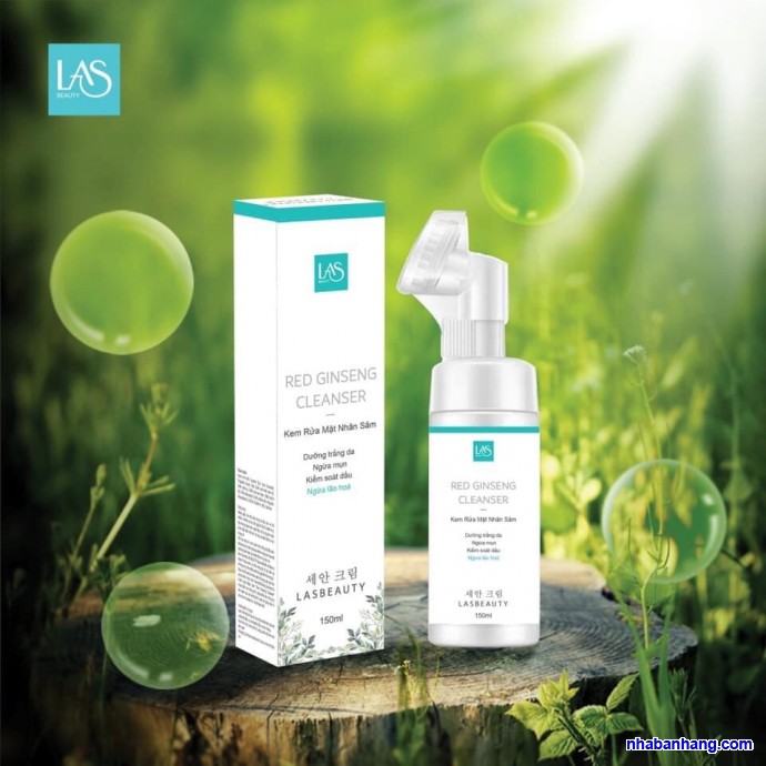 [CHÍNH HÃNG] Kem rửa mặt nhân sâm LAS BEAUTY 150ml