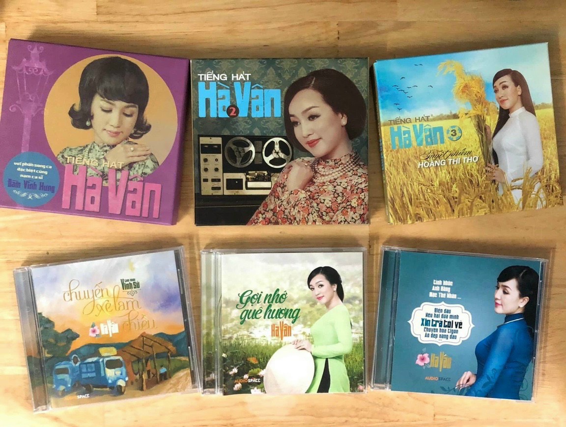 Bộ  06 CD Hà Vân Phôi Phono ca nhạc vàng
