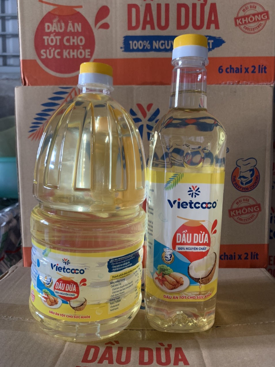 DẦU DỪA TINH LUYỆN VIETCOCO ( COOKING OIL)