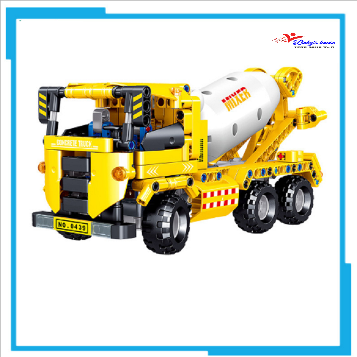 Bộ đồ chơi lắp ráp Technic xe trộn bê tông 0439