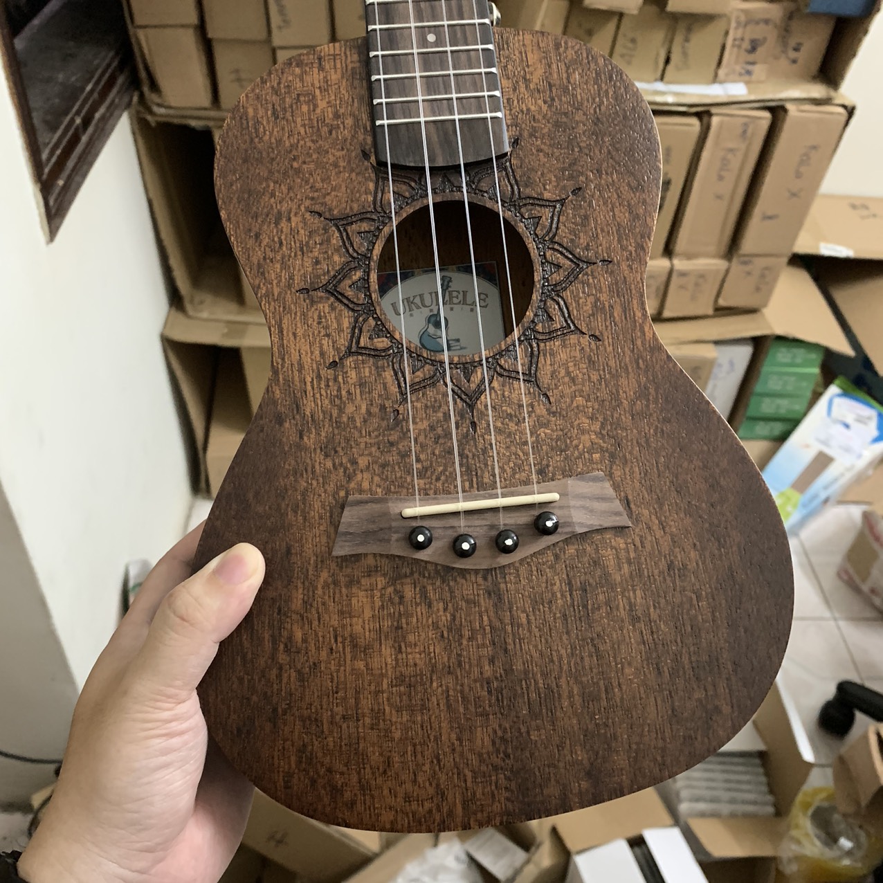 ĐÀN UKULELE 23INCH ANDREW MS07 - MÀU NÂU