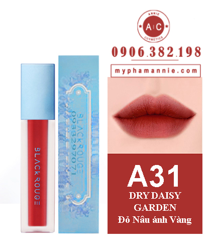 Son Blackrouge A31 - đỏ nâu