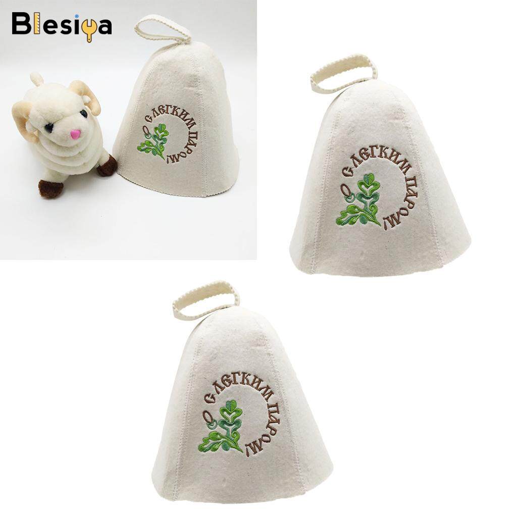 Blesiya 2x Russian Banya Bathhouse Sauna Wool Felt Hat One Size Fits All Unisex #11