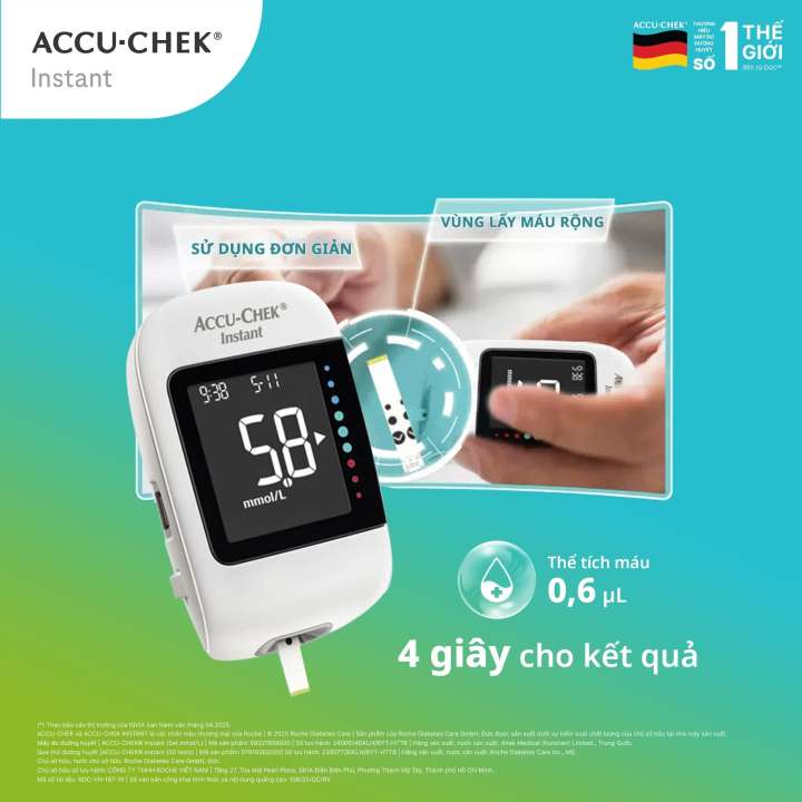 Combo 100 Que Thử Đường Huyết ACCU-CHEK® Instant - Hình ảnh 5