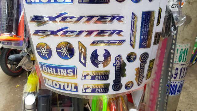 Tem full crom titan xe winner, exciter