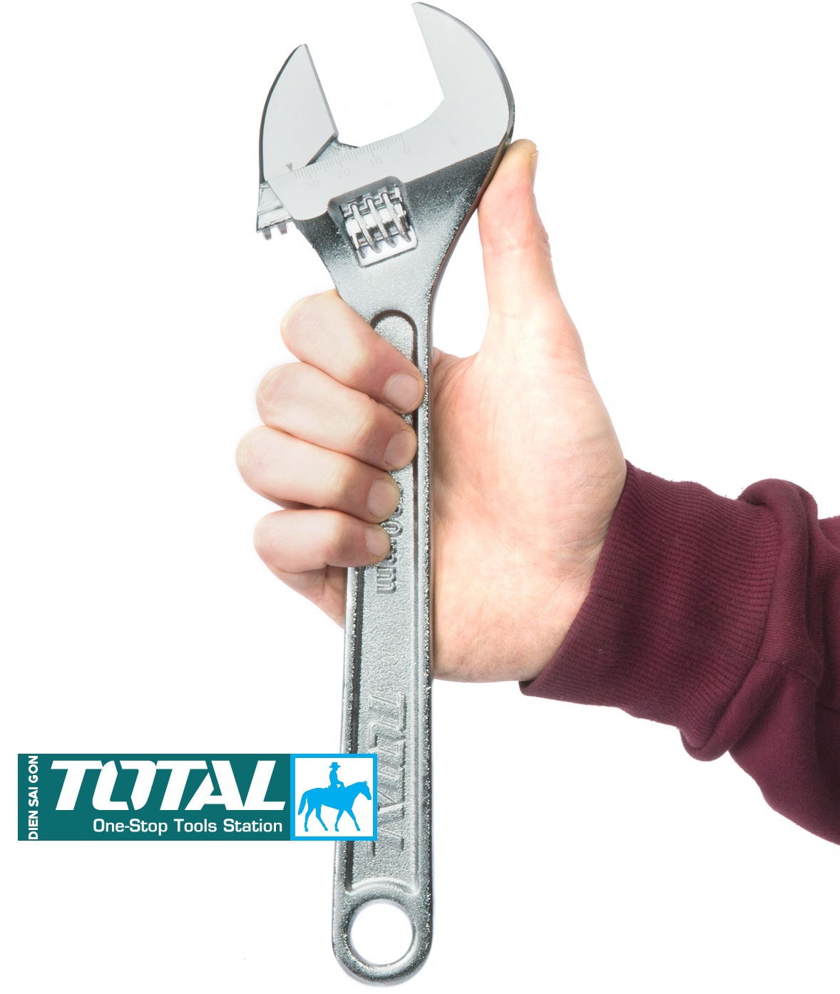 Mỏ lết 300mm 12inch Adjustable Wrench Total INGCO THT1010123