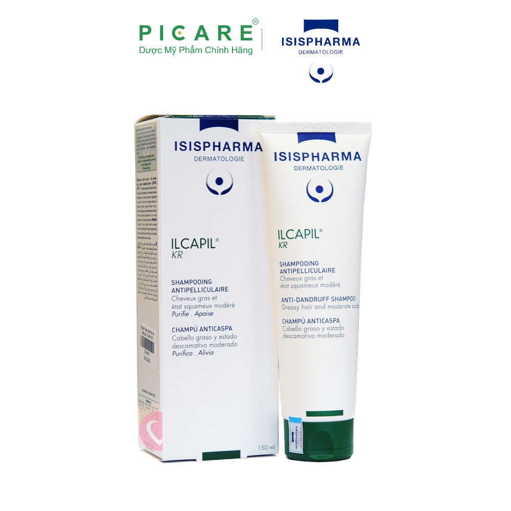 [GIẢM 20K ĐƠN 399K] ISIS PHARMA Dầu gội trị gàu ILCAPIL KR 150ML