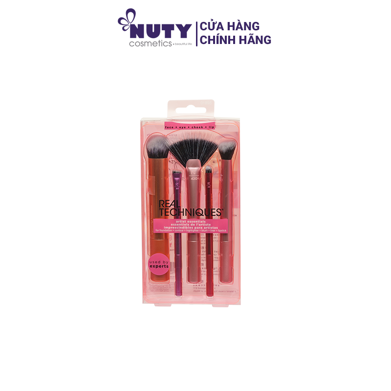 Bộ Cọ Trang Điểm 5 Món Real Techniques Artist Essentials (5 pcs)