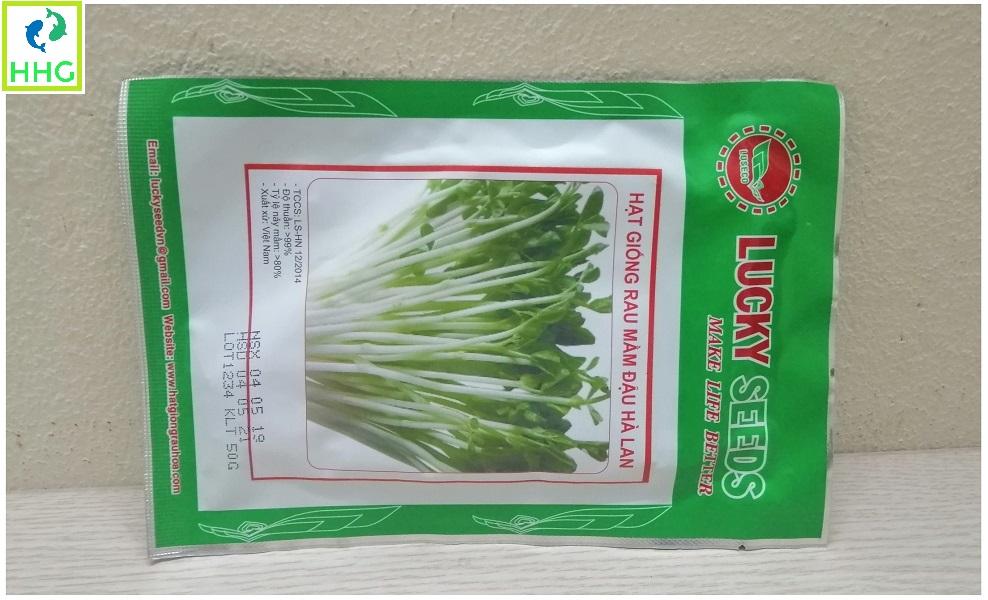 Hạt Giống Rau Mầm Đậu Hà Lan Gói 50G