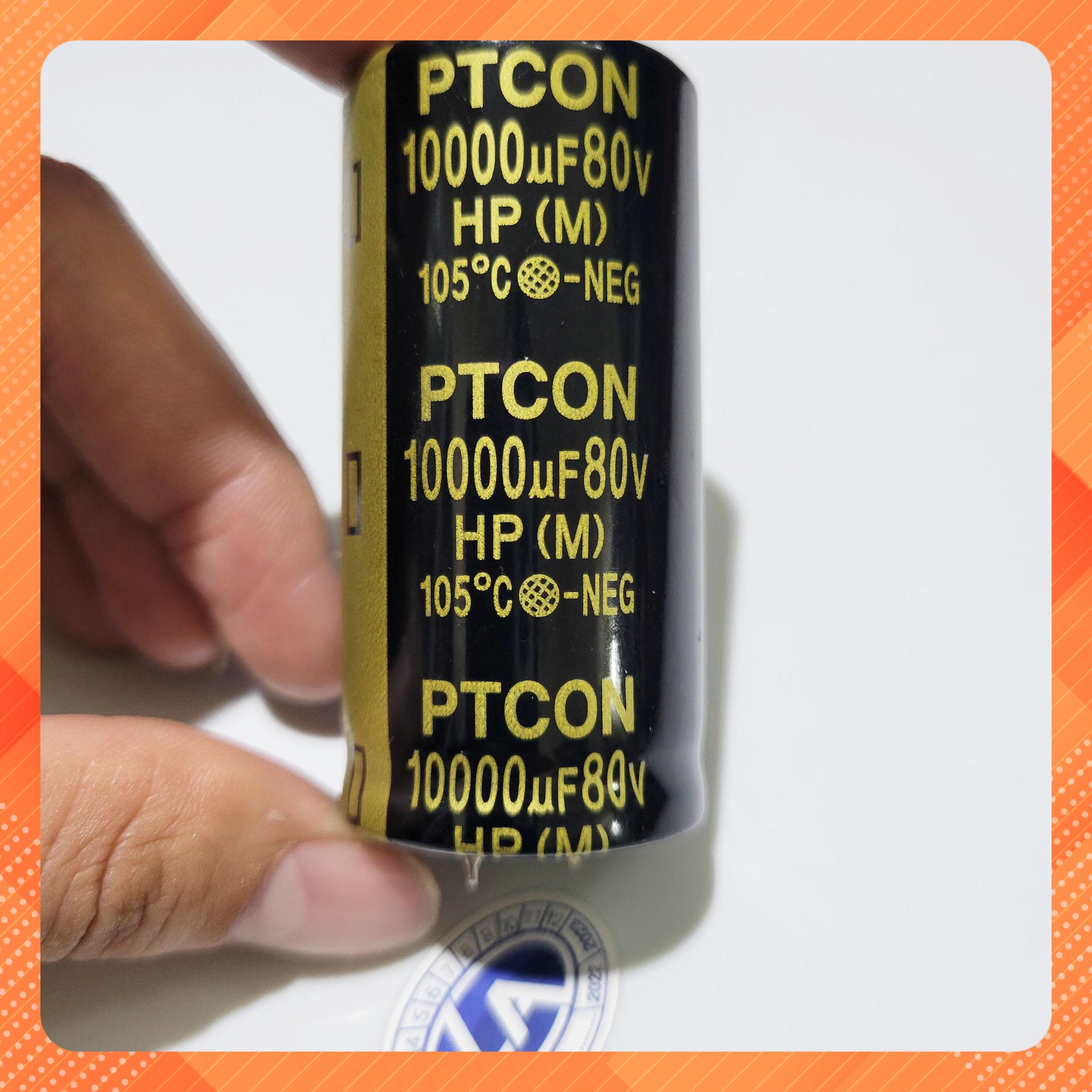 Tụ Lọc Nguồn 80v 10000 3cm x 6cm