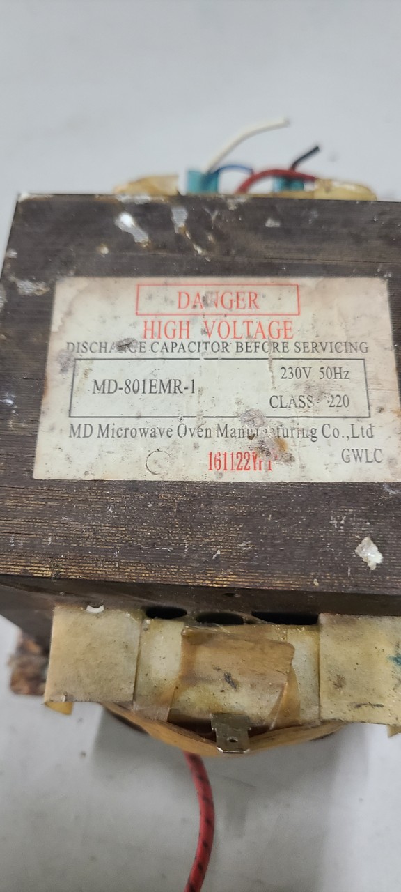 Biến áp lò vi sóng, E801 dùng để chế máy hàn cell pin