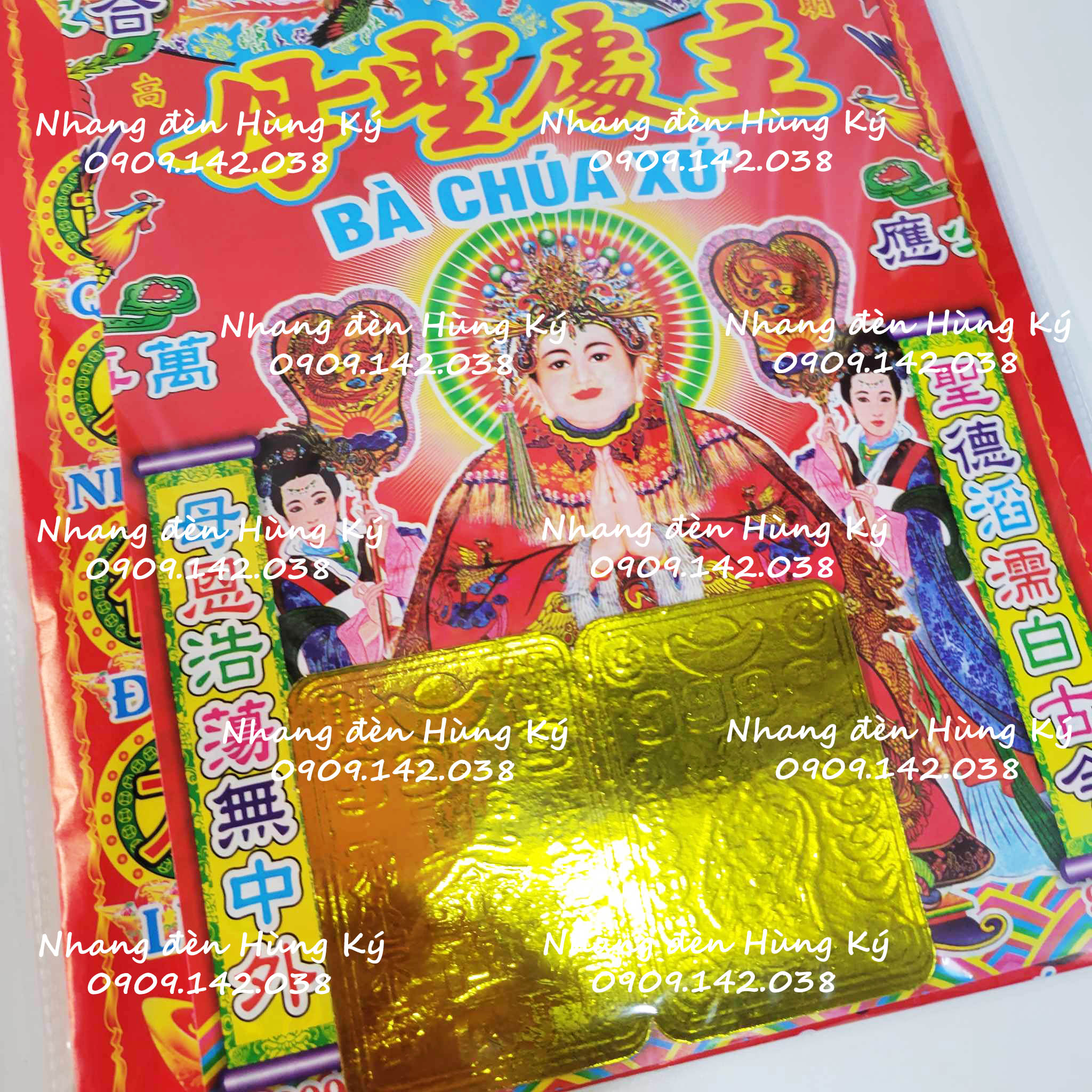 Bộ giấy cúng Bà Chúa Xứ