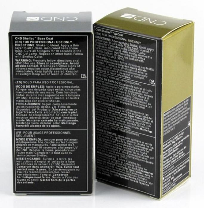 Cặp Base - Top CND Sơn Gel Siêu Bóng Bền chai 7,5ml