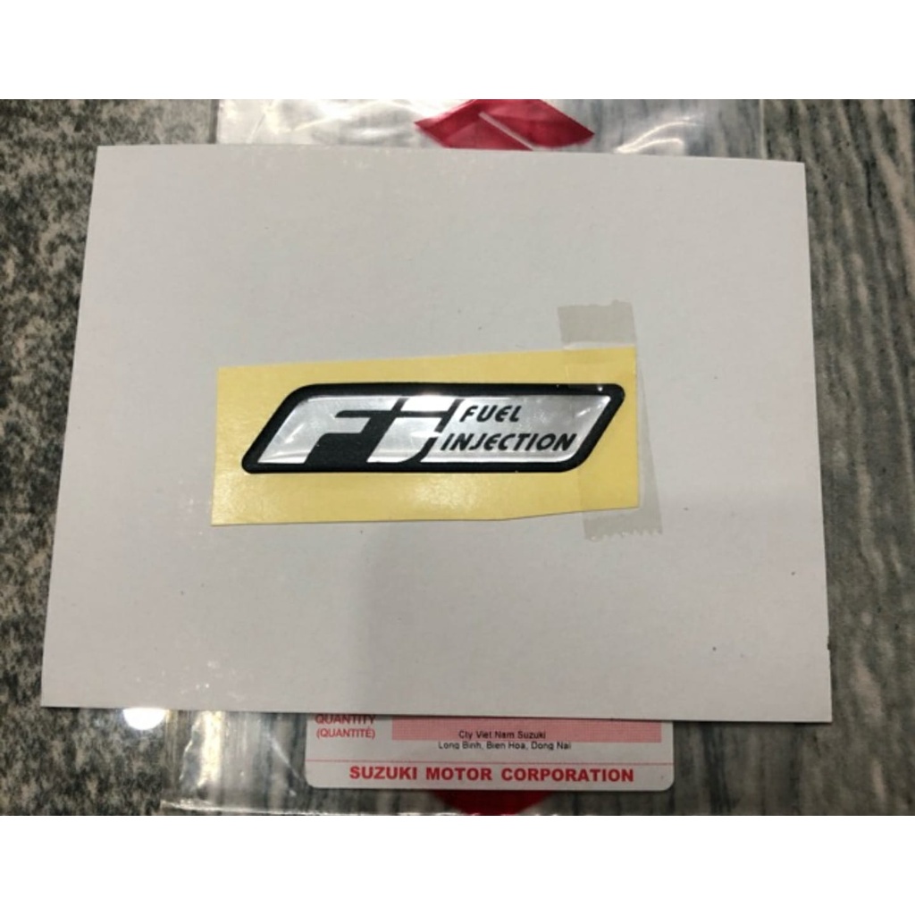 Tem dán chử nổi " Fi " zin nhập suzuki indo