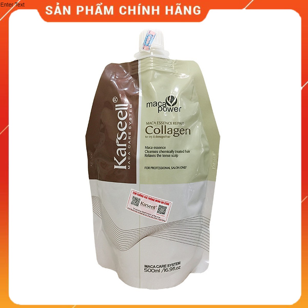 [Hcm]Kem Ủ Tóc Collagen Karseell Siêu Phục Hồi Hư Tổn 500Ml Dưỡng Tóc Suôn Mượt Óng Ả - Tredepstore