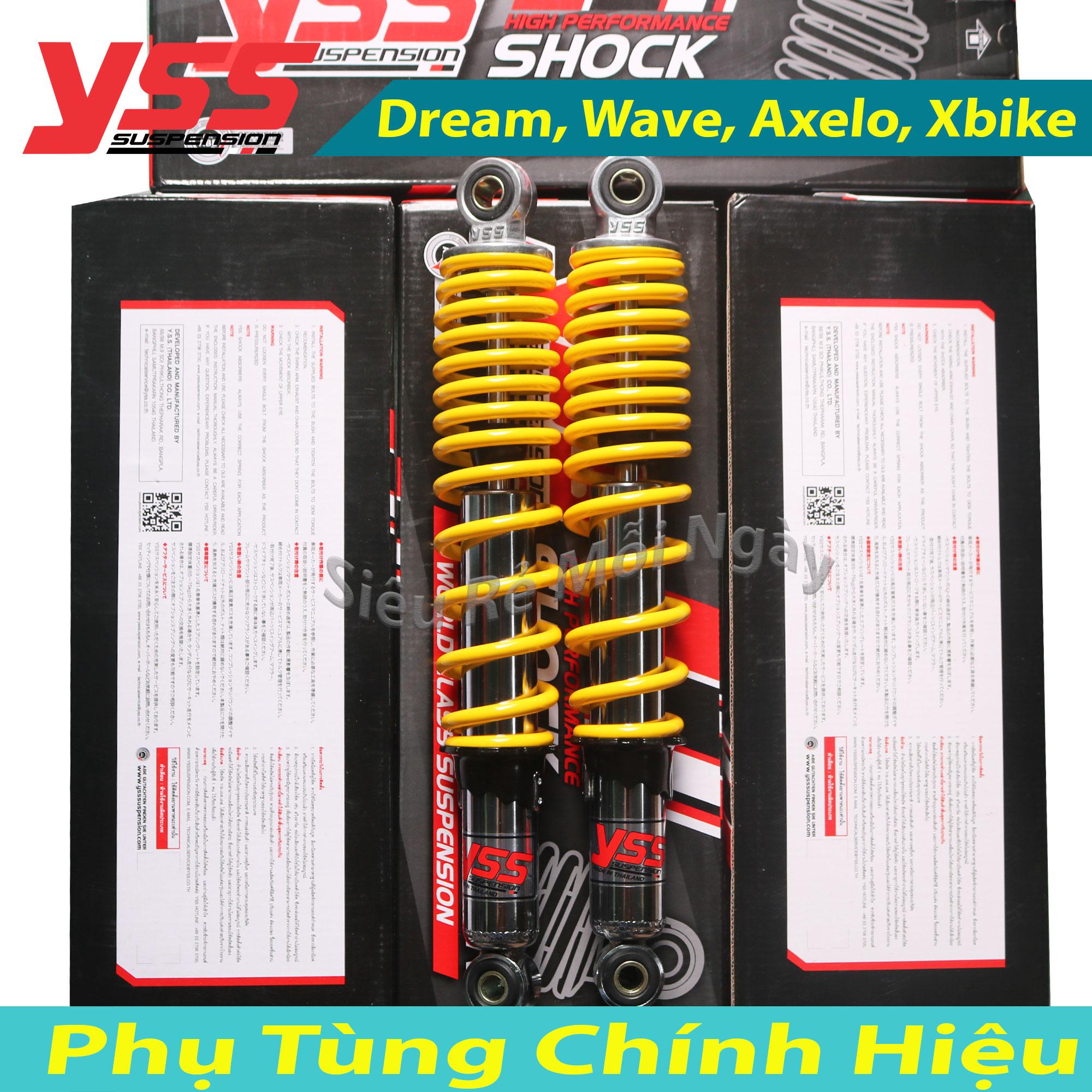 [HCM]Phuộc YSS Nice Crom Vàng Honda Dream Wave Axelo Xbike Thái Lan