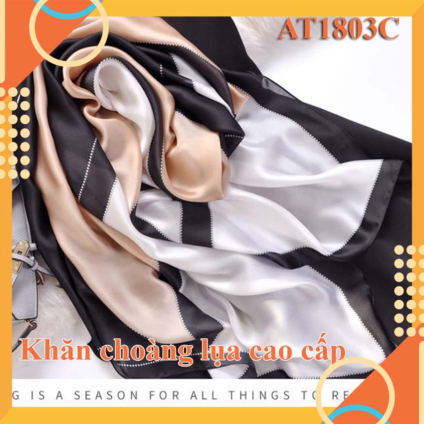 [HCM]Khăn quàng cổ-Khăn lụa cao cấp nữ-Khăn giá rẻ lụa chất mềm mịn
