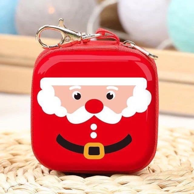 [HCM]Ví NOEL vuông mini có móc khóa