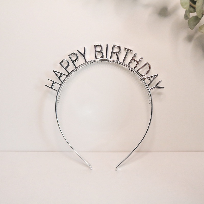 Cài tóc nhựa sinh nhật HAPPY BIRTHDAY cứng cáp