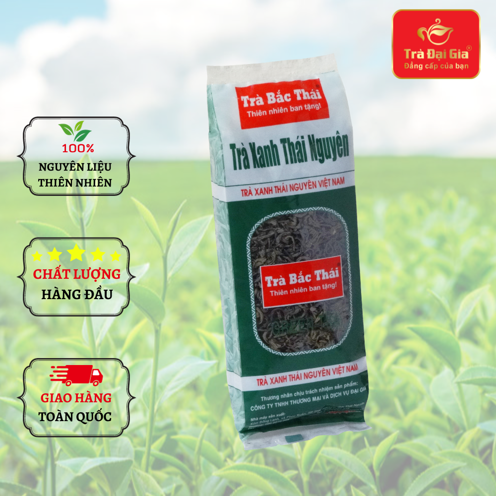 Trà xanh Thái Nguyên - Trà Đại Gia (1 túi 100g)