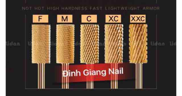 Đầu mài vàng vuông