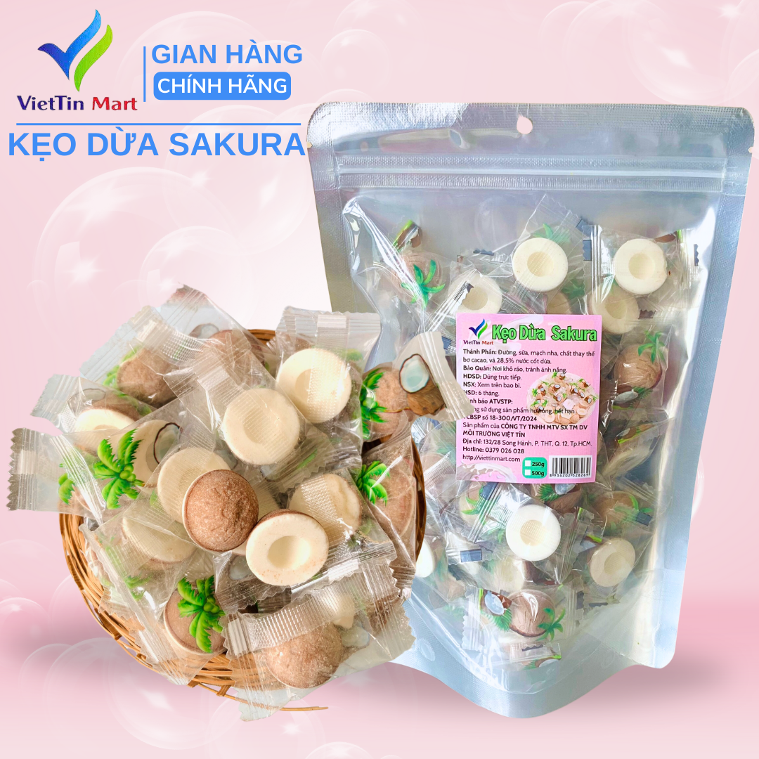 Kẹo Dừa Sakura Hobabe