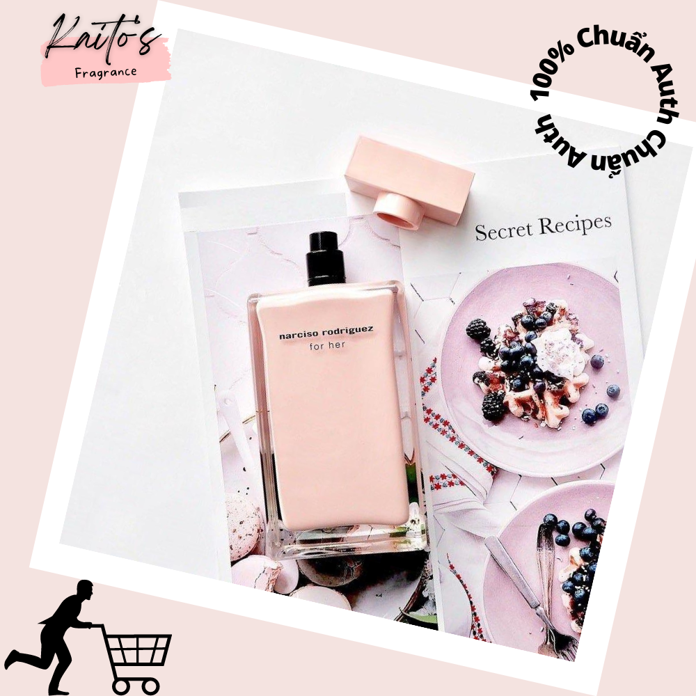 Nước hoa Narciso Rodriguez for her EDP (Nar hồng nhạt) 10ml [CHUẨN AUTH]