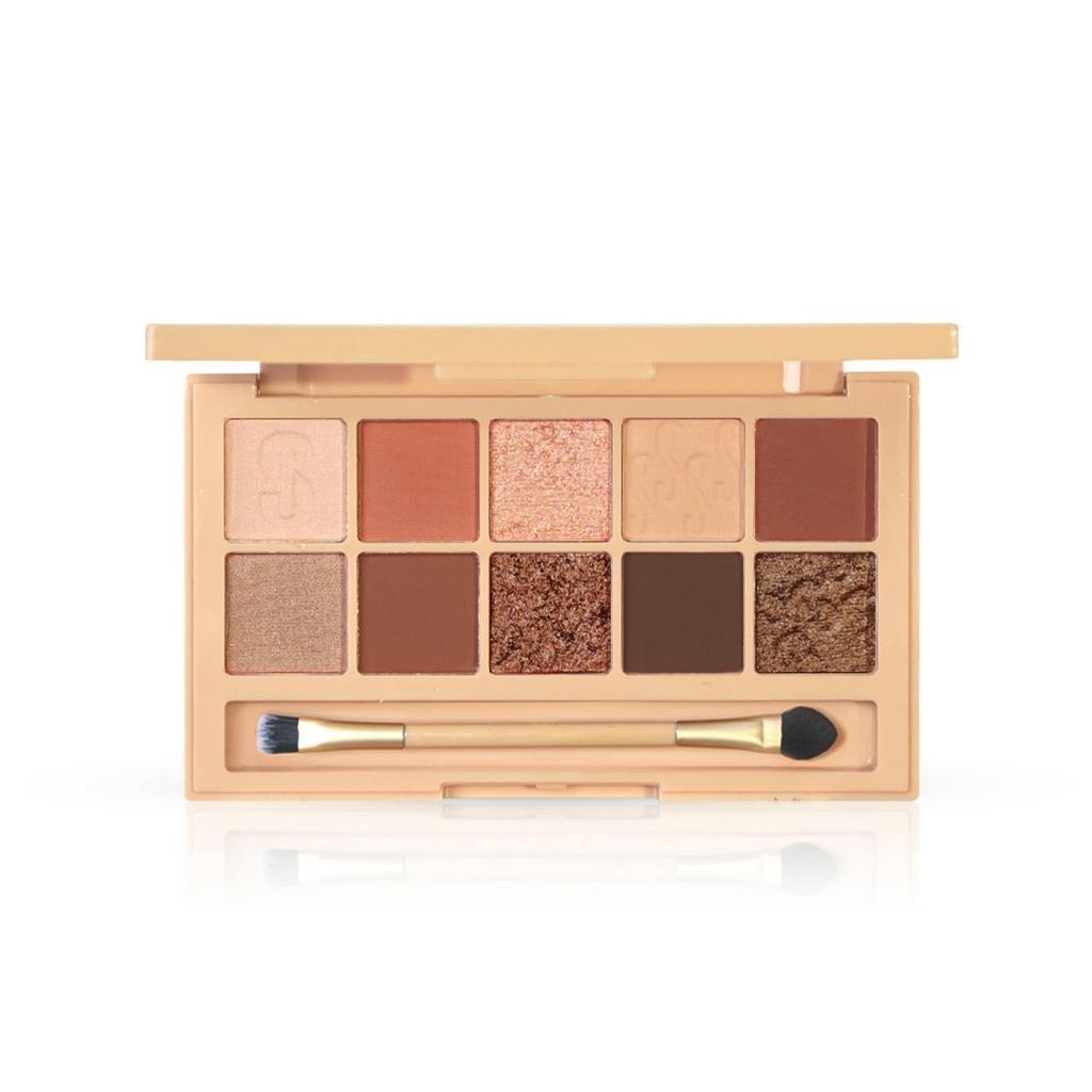 Bảng phấn mắt 10 ô sivanna colors fancy peach pro eye hf180