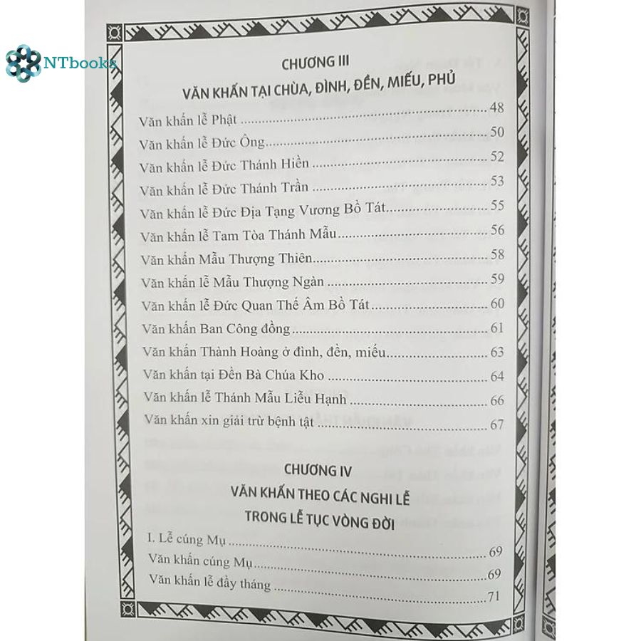 Sách Văn Khấn Nôm - NTbooks