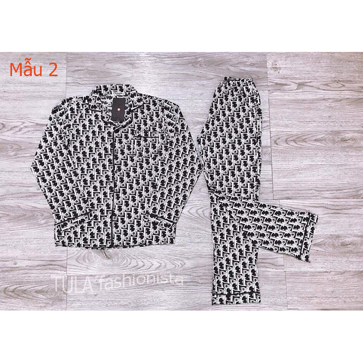 Đồ Bộ Dài Tay Nam Nữ Chất Lụa Đẹp Mềm Mịn, Không Nhăn