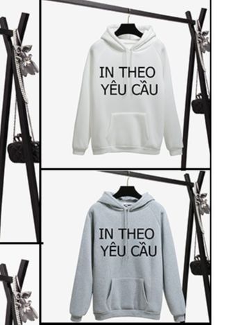 Áo Hoodie in theo yêu cầu - áo In theo yêu cầu giá rẻ