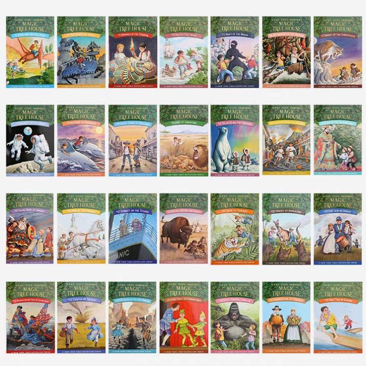Magic Tree House Boxed Set - Sách nhập khẩu - Tâp 1 - 39 cuốn
