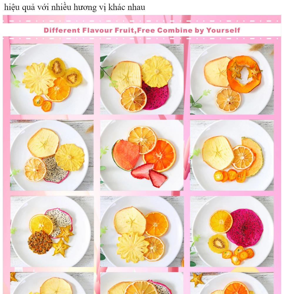 Set tea detox dried fruit-Lose Weight keep beautiful skin (without vase box bag fabric)
