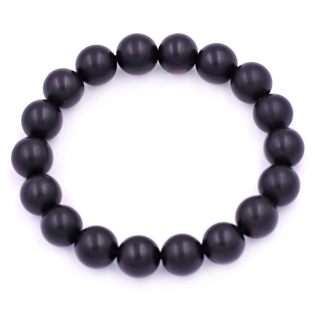 Round hand string ebony wood 10 Cup 17 beads + wooden box
