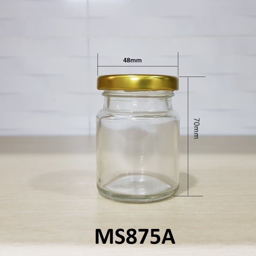 [HCM]Bộ 10 hũ thủy tinh đựng yến tinh bột 50ml