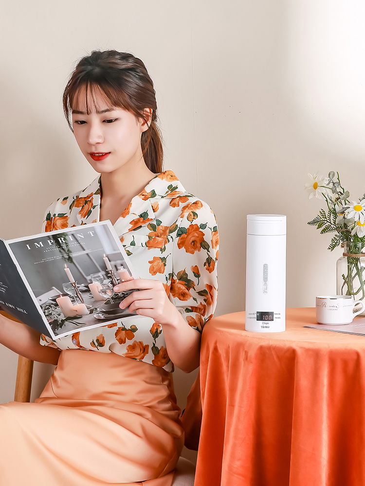 Bình đun nước siêu tốc mini du lịch đa năng 450ml