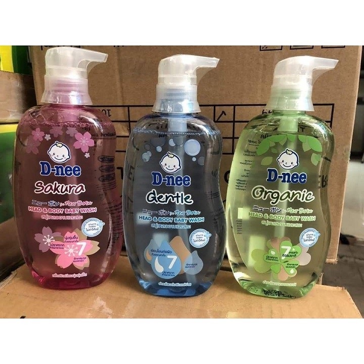 Dnee Baby Body Wash and Shampoo 380ml