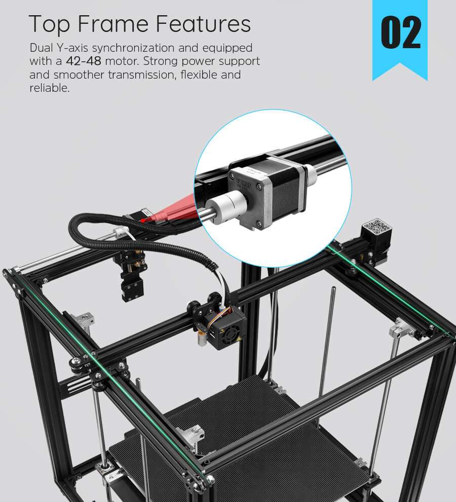 [Trả góp 0%] Máy in 3d Creality Ender 5 Plus khổ in 35*35*40cm