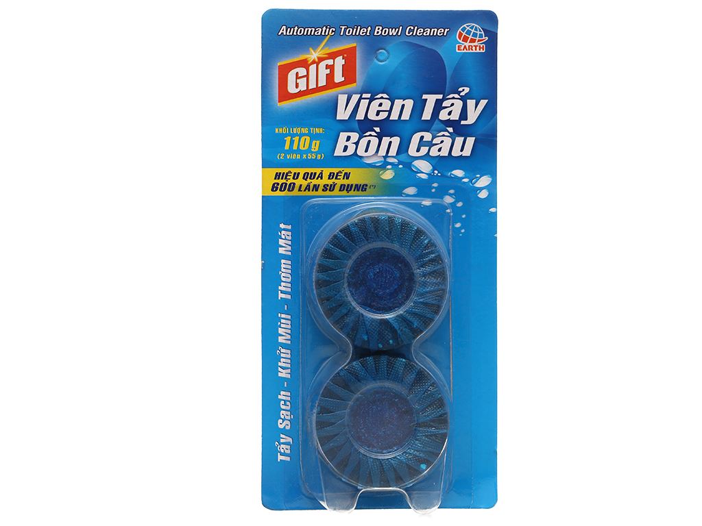 Viên thả bồn cầu Gift sạch bóng thơm mát