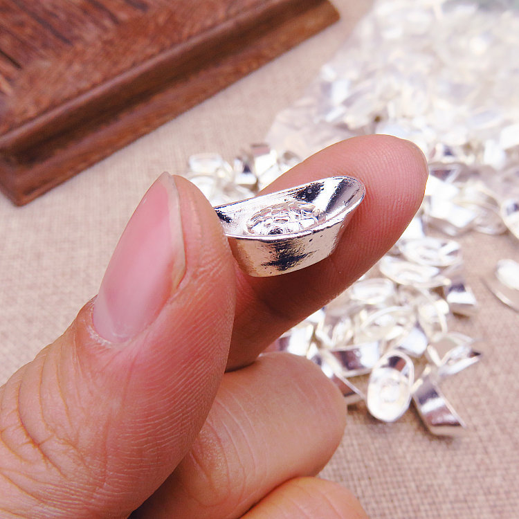 Thỏi vàng Thần Tài kim loại size 20x10x7mm