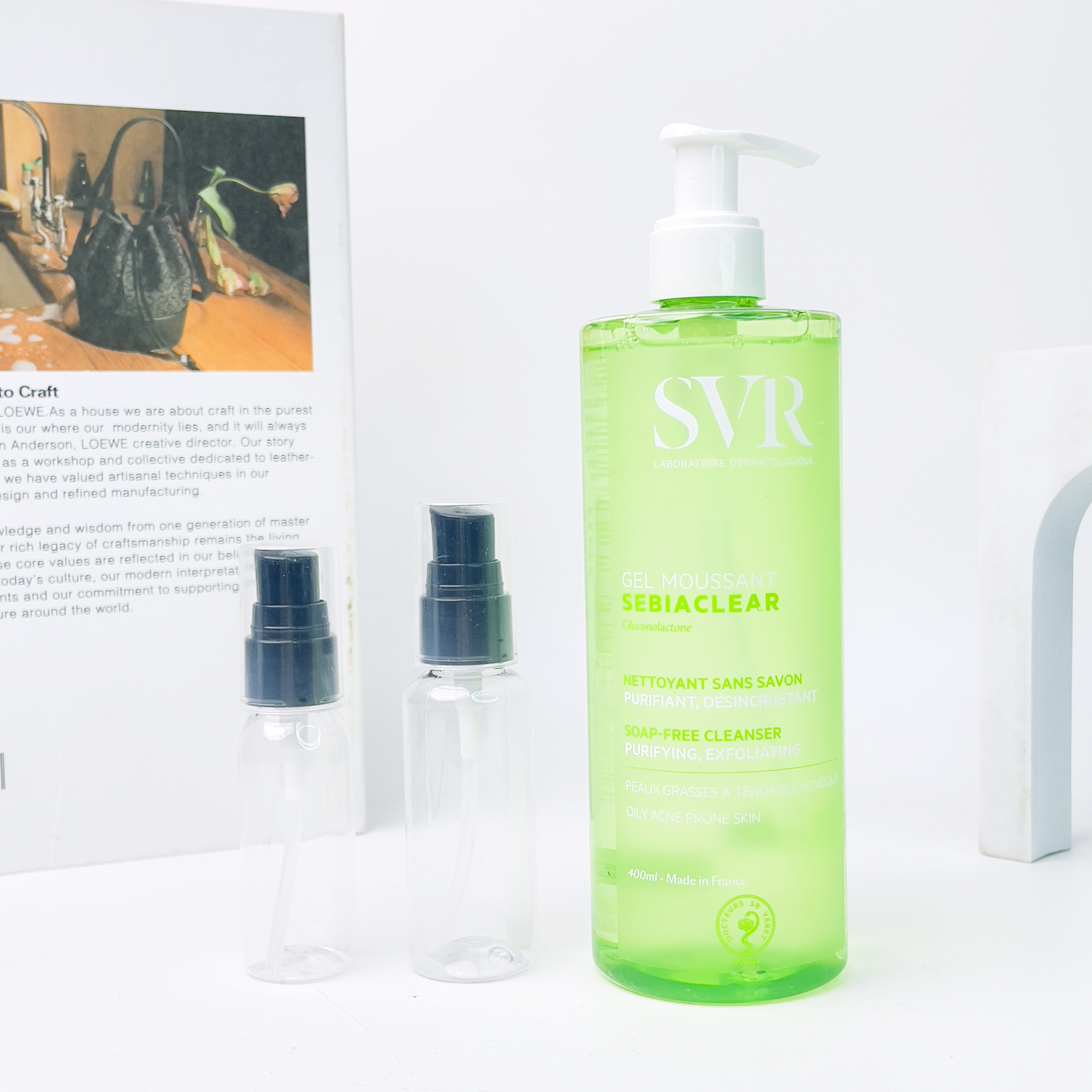 Sữa rửa mặt svr Sebiaclear Gel Moussant dạng gel loại bỏ bụi bẩn, bã nhờn 400ml Duduhouse