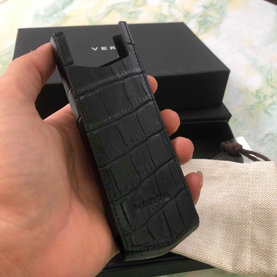 Bao da Vertu da cá sấu và đà điểu Xịn