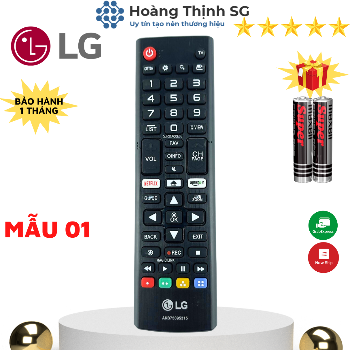 Remote điều khiển tivi LG SMART 2018, điều khiển TV LG các dòng Led / LCD - Tặng kèm pin