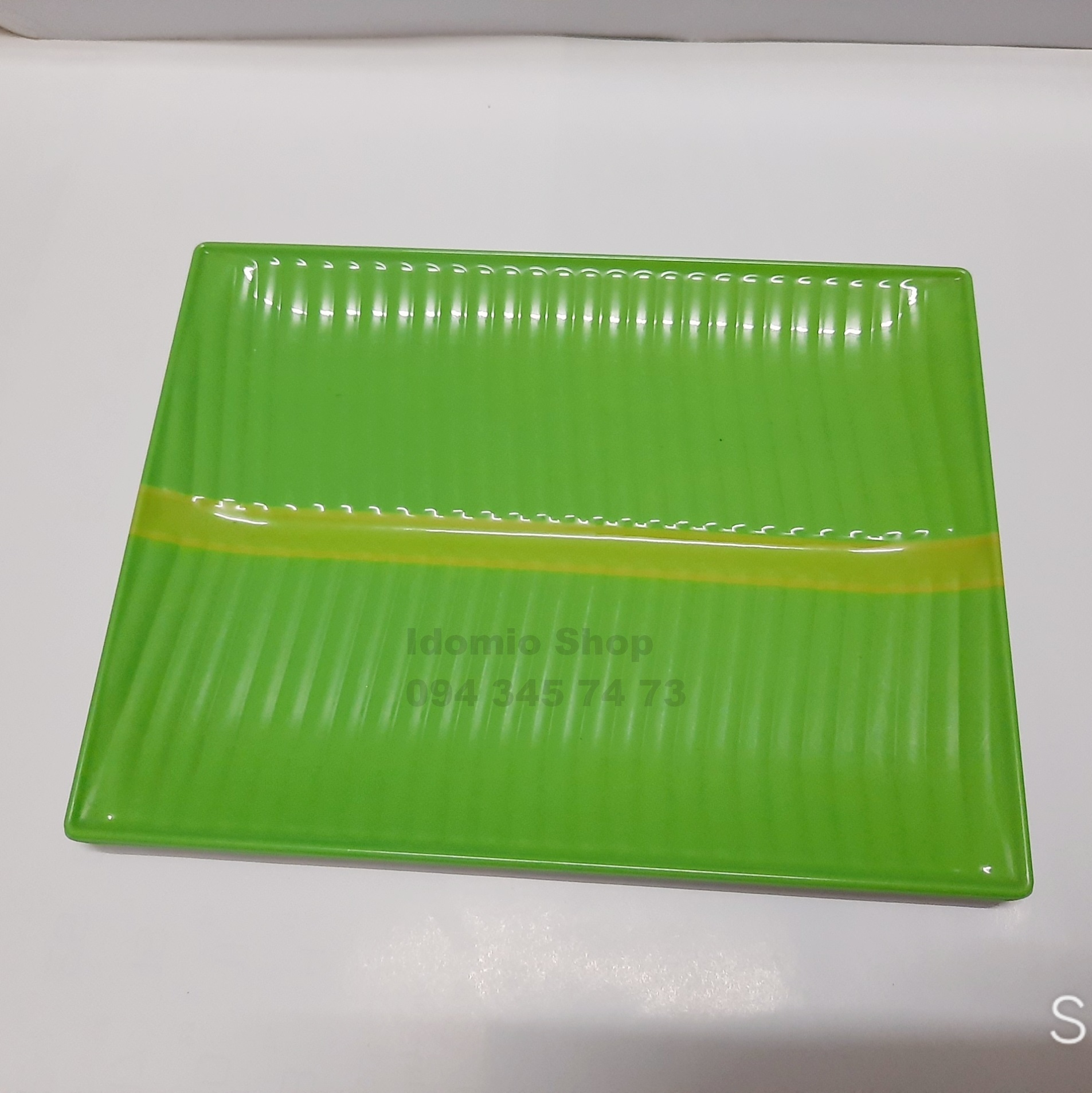 Khay Nhựa Melamine Lá Chuối Cao Cấp