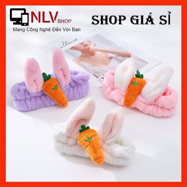 [HCM]NLVSHOP -  Băng Đô Tai Thỏ Và Cà Rốt