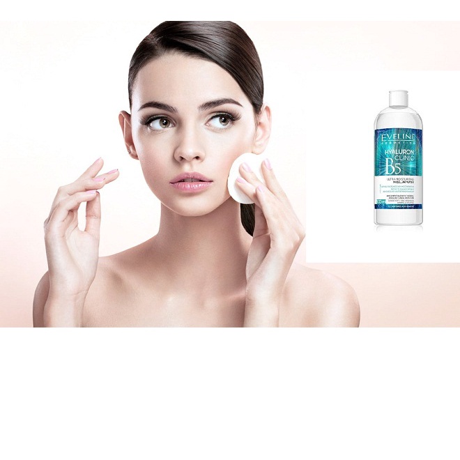 Nước Tẩy Trang Eveline Hyaluron Clinic B5 500ml