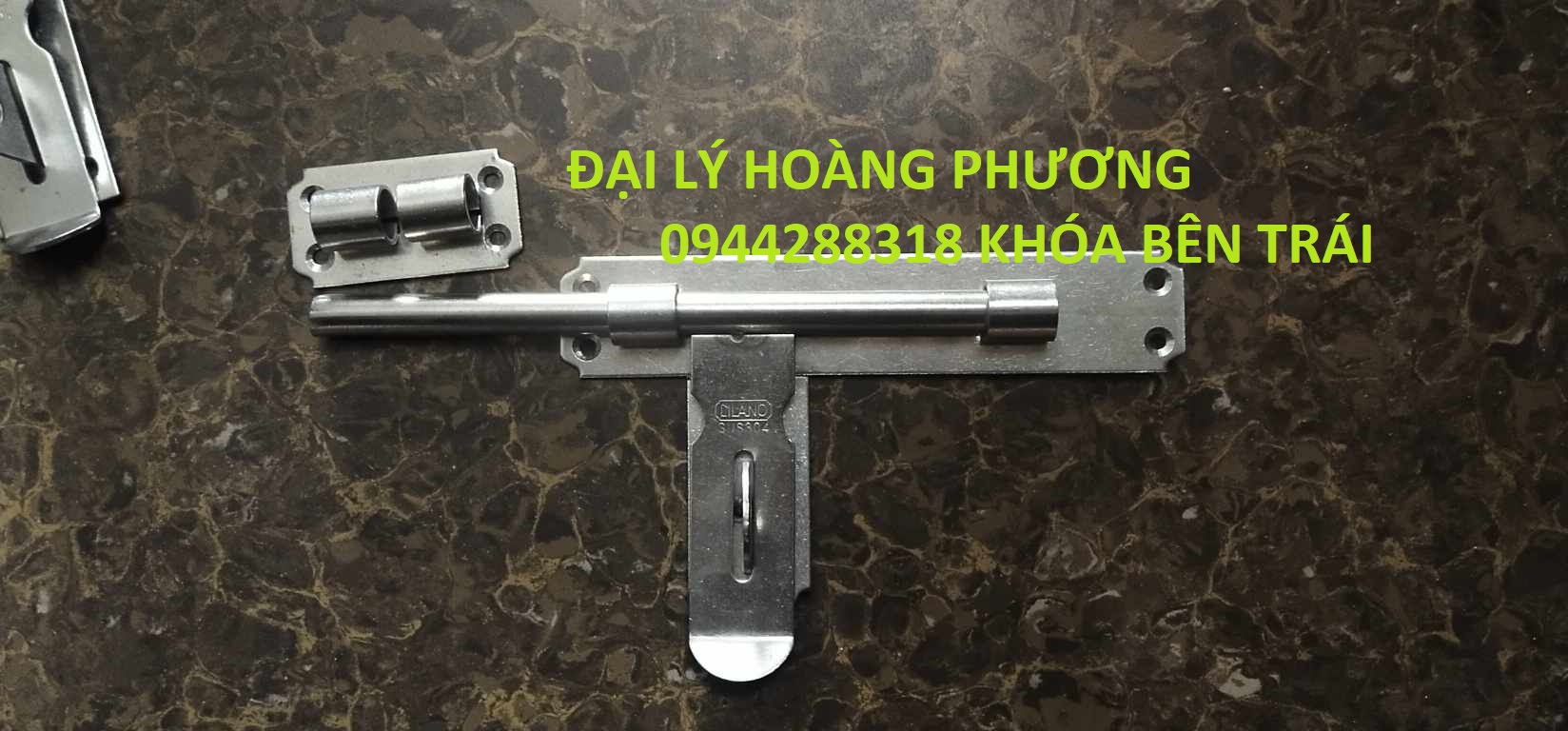 chốt cổng ngang inox , khóa cửa ngang inox