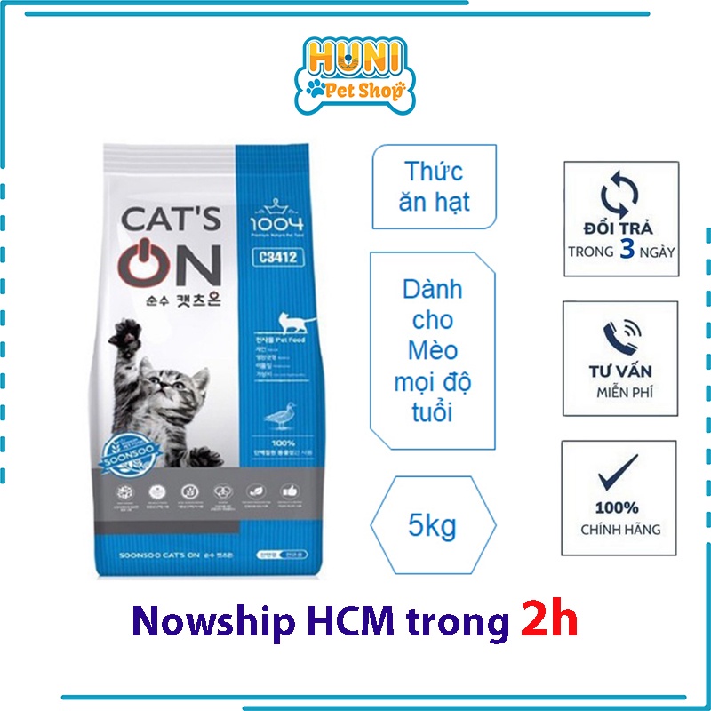 CAT’S ON THỨC ĂN CHO MÈO MỌI LỨA TUỔI bao 5kg