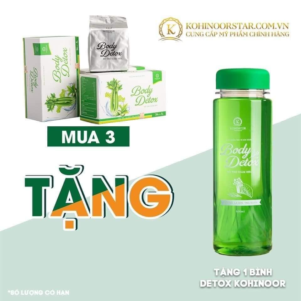 [Chính hãng] BODY DETOX CAO CẦN TÂY GIẢM EO - ĐẸP DÁNG - ĐẸP DA KOHINOOR SATR