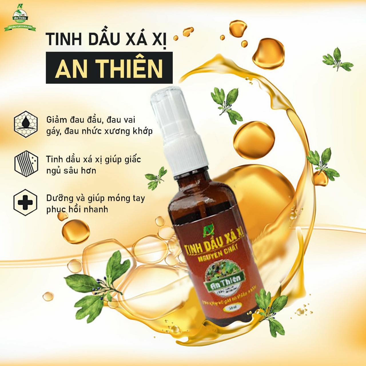 Tinh dầu xá xị An Thiên